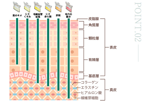 ６種類のフィルターを搭載