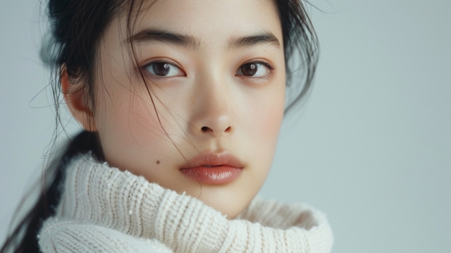 女性ほくろ